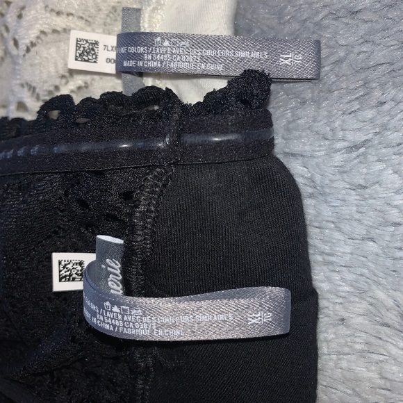 Aerie strapless bandeau bra white/black - Picture 4 of 4